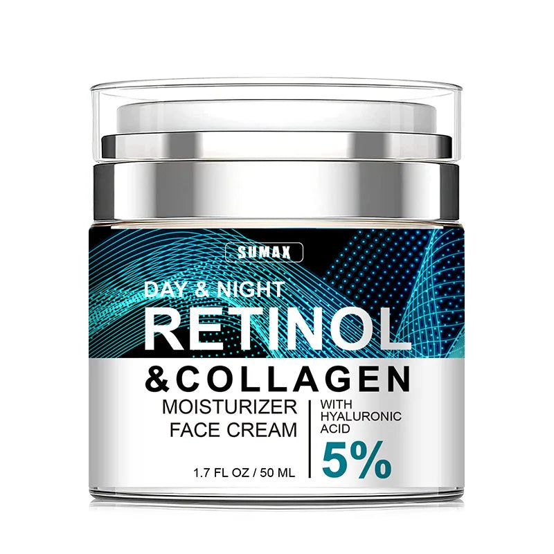 Anti-Aging Gesichtscreme mit Retinol, Kollagen & Hyaluronsäure – Intensive Pflege für glattere, straffere Haut