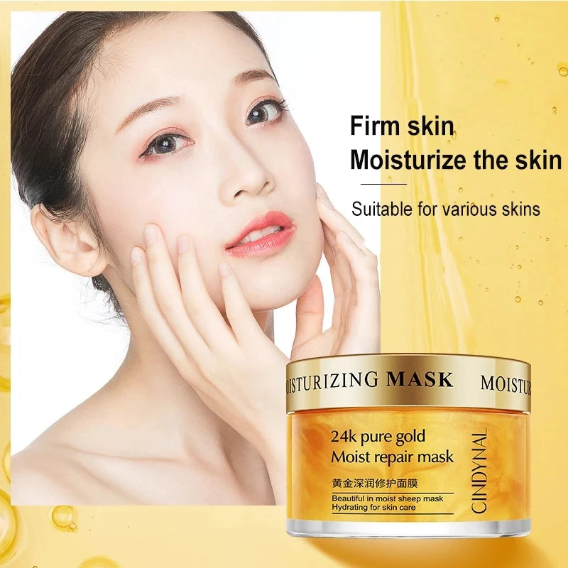 24K Gold Gesichtscreme – Luxuspflege mit Kollagen für Tag und Nacht