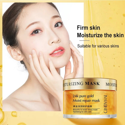 24K Gold Gesichtscreme – Luxuspflege mit Kollagen für Tag und Nacht