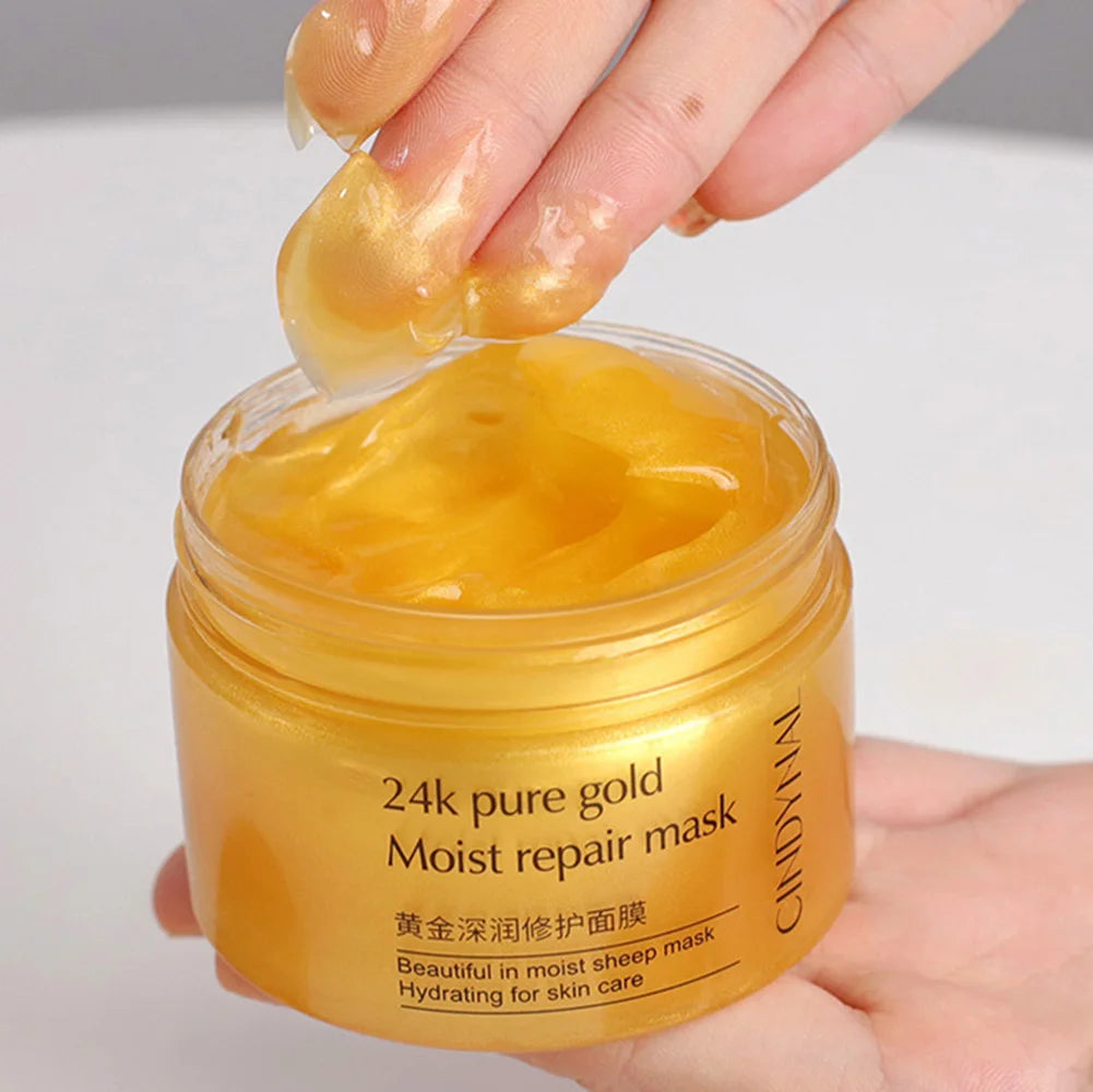 24K Gold Gesichtscreme – Luxuspflege mit Kollagen für Tag und Nacht