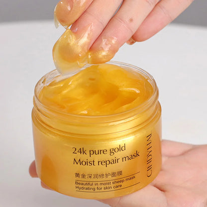 24K Gold Gesichtscreme – Luxuspflege mit Kollagen für Tag und Nacht
